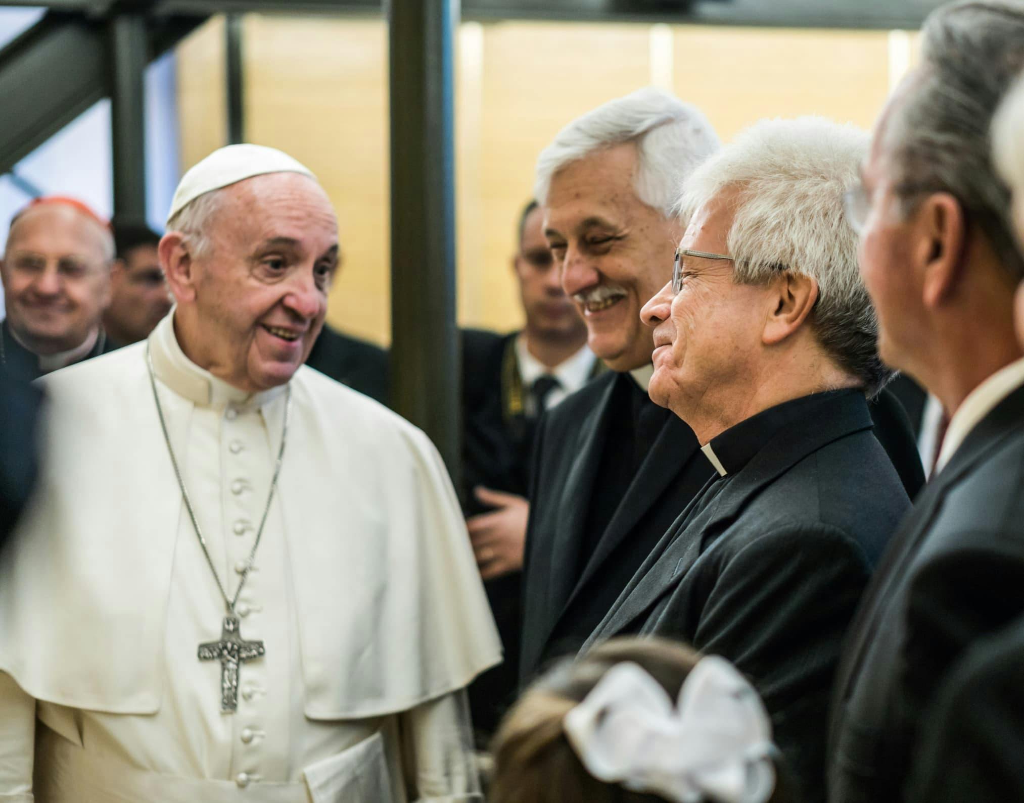 Fr. David Nazar and Pope Francis
